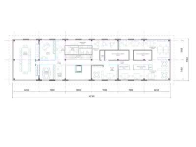AB Trelleborg Sealings architektonická studie administrativní budovy