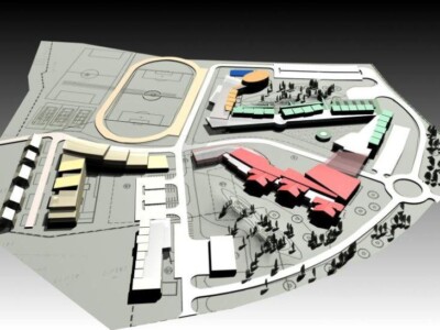Lyceum architektonicko-urbanistická studie studentského areálu na Severní Moravě