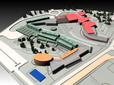 Lyceum architektonicko-urbanistická studie studentského areálu na Severní Moravě